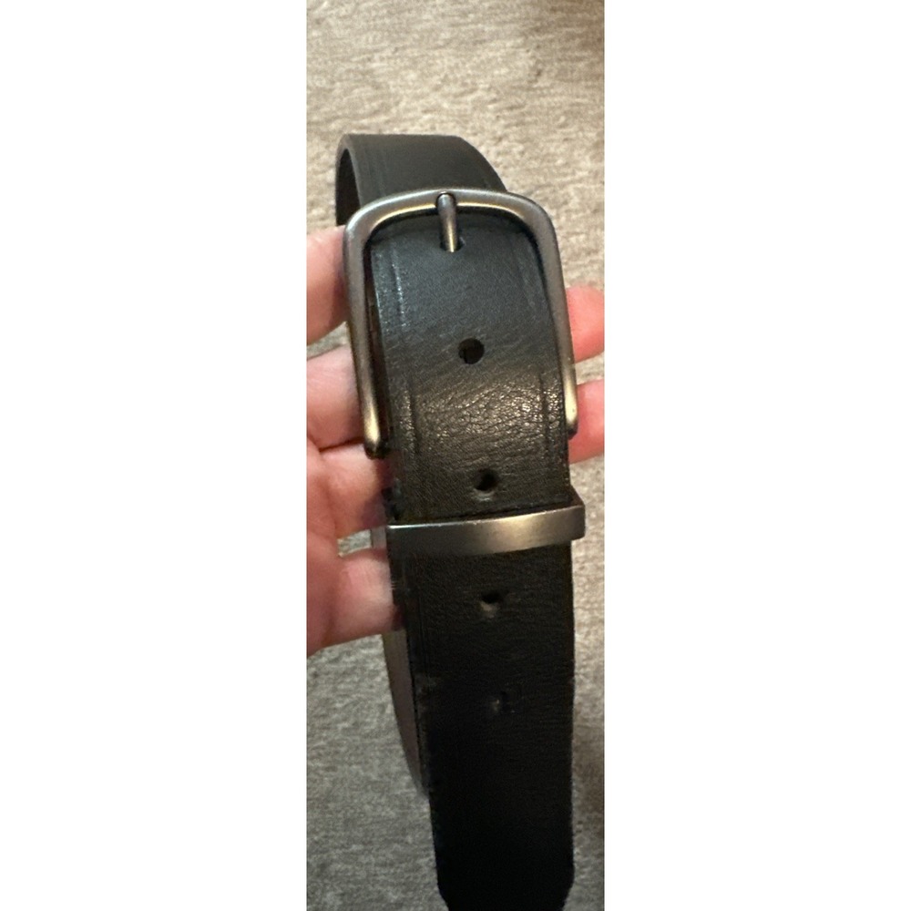 Dockers Men's Leather Reversible Belt Size 38 Black/Brown Classic Well Made Work